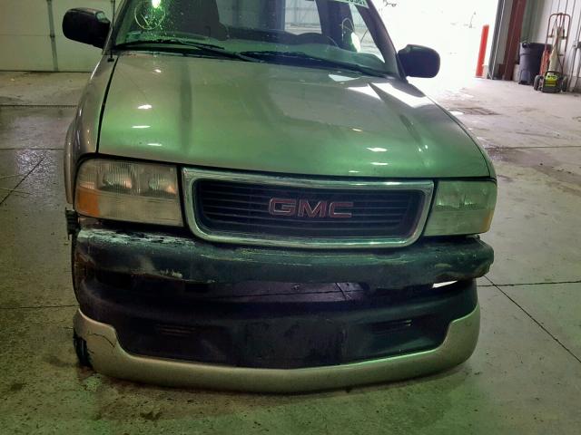 1GTCS19X738166681 - 2003 GMC SONOMA GRAY photo 9