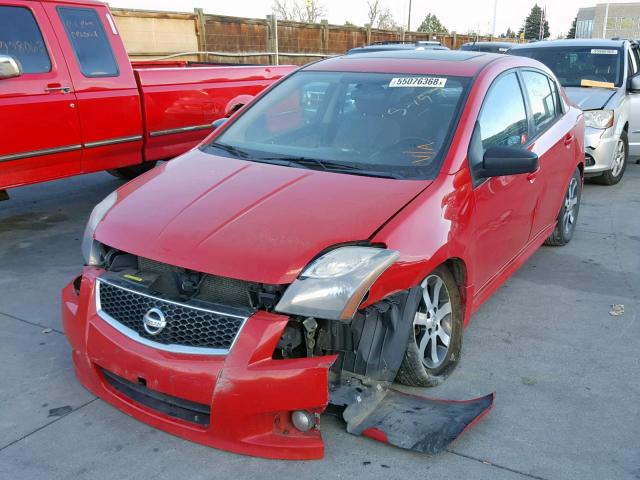 3N1AB6APXCL740629 - 2012 NISSAN SENTRA 2.0 RED photo 2