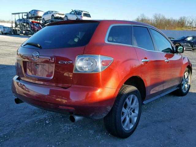 JM3ER293690238234 - 2009 MAZDA CX-7 RED photo 4