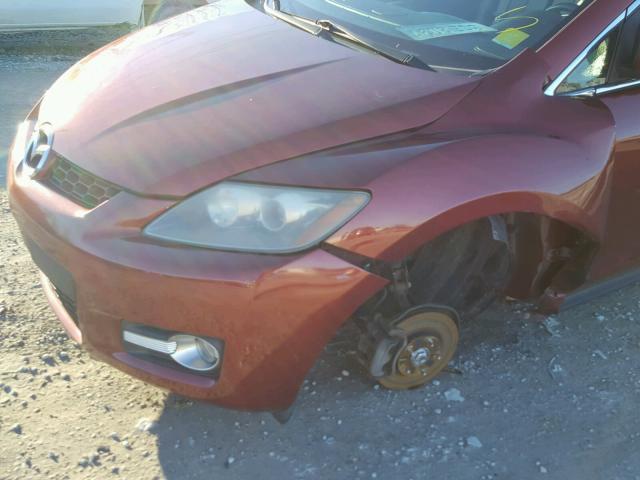 JM3ER293690238234 - 2009 MAZDA CX-7 RED photo 9