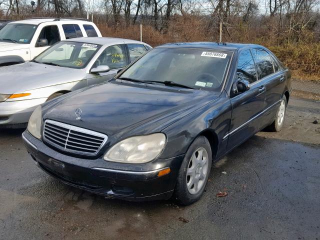 WDBNG70J5YA071119 - 2000 MERCEDES-BENZ S 430 BLACK photo 2