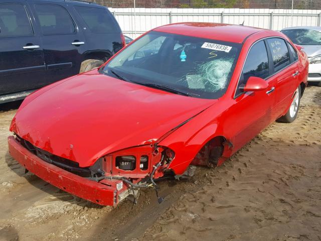 2G1WC5E33D1168364 - 2013 CHEVROLET IMPALA LTZ RED photo 2