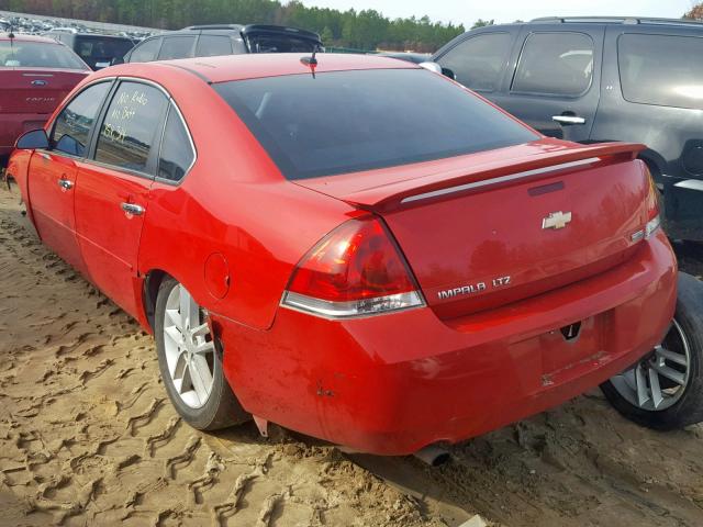 2G1WC5E33D1168364 - 2013 CHEVROLET IMPALA LTZ RED photo 3