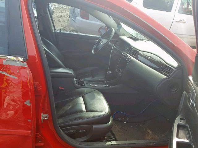 2G1WC5E33D1168364 - 2013 CHEVROLET IMPALA LTZ RED photo 5