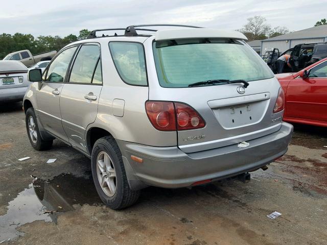 JT6GF10U2X0041012 - 1999 LEXUS RX 300 SILVER photo 3