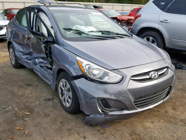 KMHCT4AE7GU150577 - 2016 HYUNDAI ACCENT SE GRAY photo 1