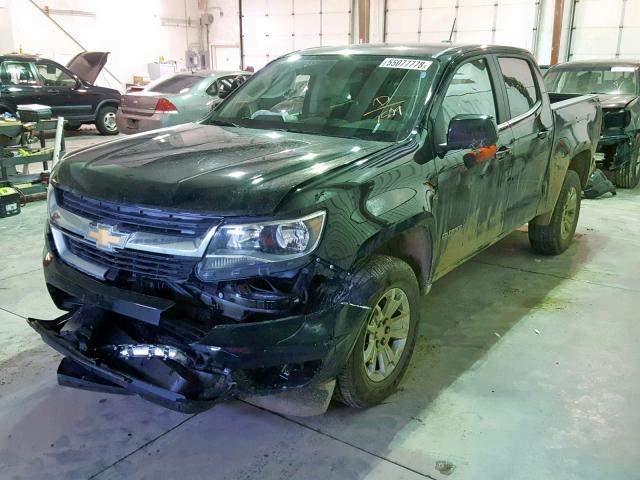 1GCGTCEN1K1117529 - 2019 CHEVROLET COLORADO L BLACK photo 2