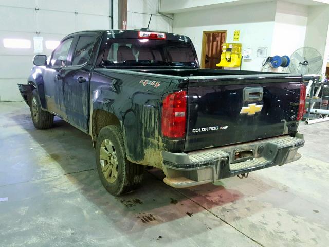 1GCGTCEN1K1117529 - 2019 CHEVROLET COLORADO L BLACK photo 3