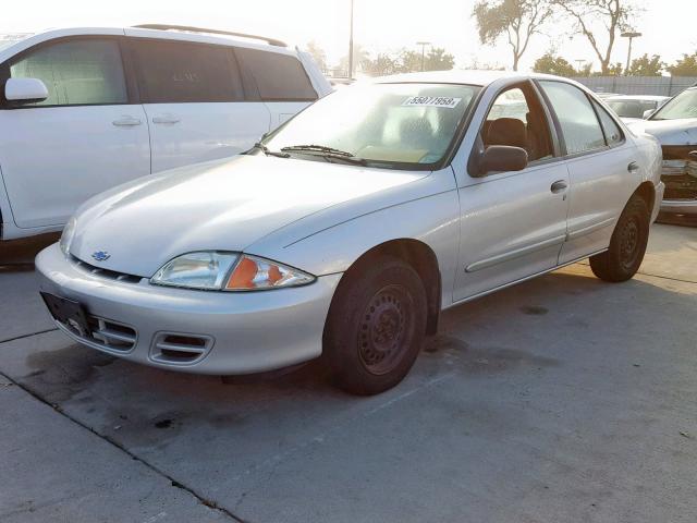 1G1JC524927381276 - 2002 CHEVROLET CAVALIER B GRAY photo 2