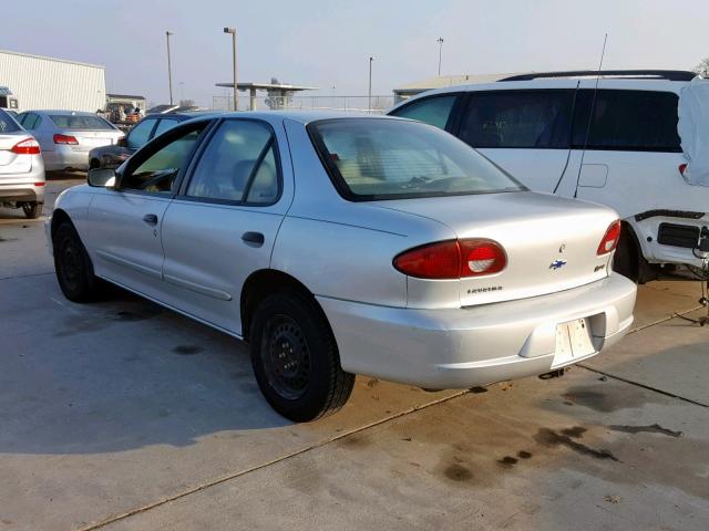 1G1JC524927381276 - 2002 CHEVROLET CAVALIER B GRAY photo 3