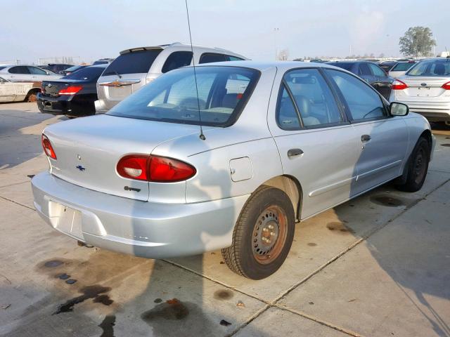 1G1JC524927381276 - 2002 CHEVROLET CAVALIER B GRAY photo 4