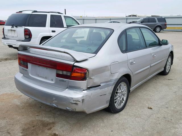 4S3BE625347203399 - 2004 SUBARU LEGACY L S SILVER photo 4