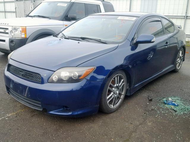 JTKDE167190280093 - 2009 TOYOTA SCION TC BLUE photo 2