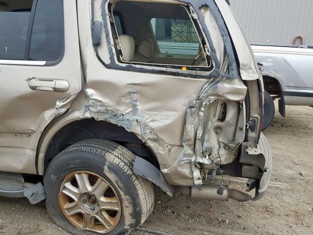 5LMEU68H84ZJ19173 - 2004 LINCOLN AVIATOR 棕色 照片 9