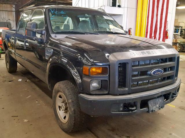 1FTWW31Y48EE45743 - 2008 FORD F350 SRW S BLACK photo 1