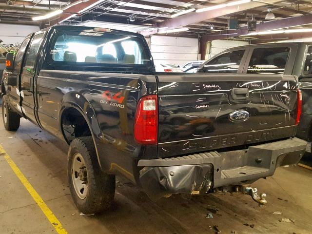 1FTWW31Y48EE45743 - 2008 FORD F350 SRW S BLACK photo 3