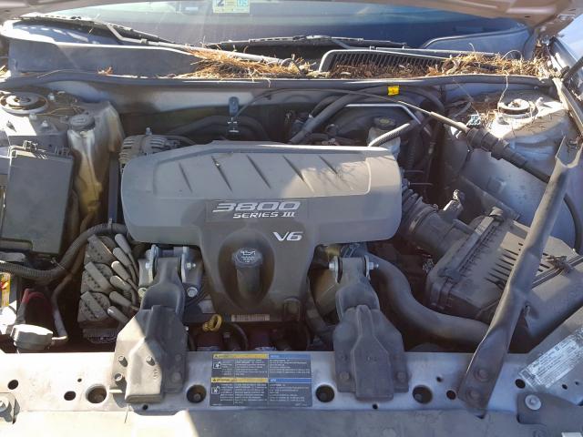 2G4WD532551262161 - 2005 BUICK LACROSSE C GRAY photo 7