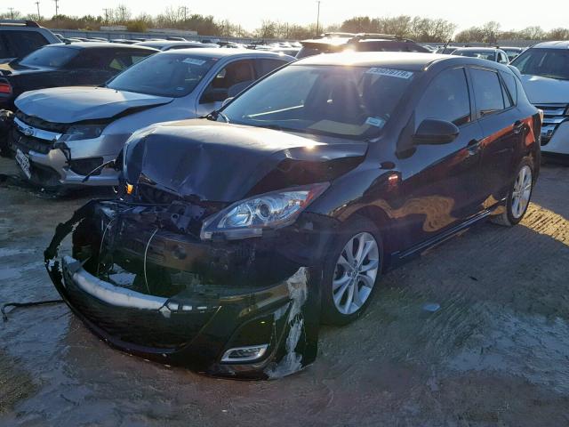 JM1BL1K57B1455813 - 2011 MAZDA 3 S BLACK photo 2