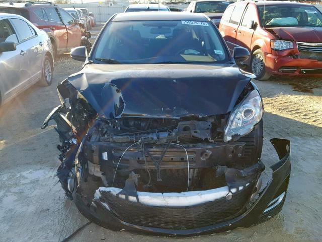 JM1BL1K57B1455813 - 2011 MAZDA 3 S BLACK photo 9