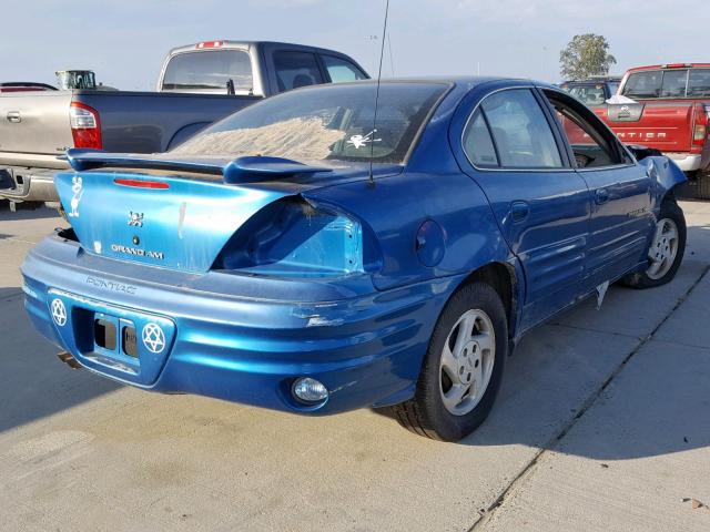 1G2NE52E3XM881328 - 1999 PONTIAC GRAND AM S BLUE photo 4