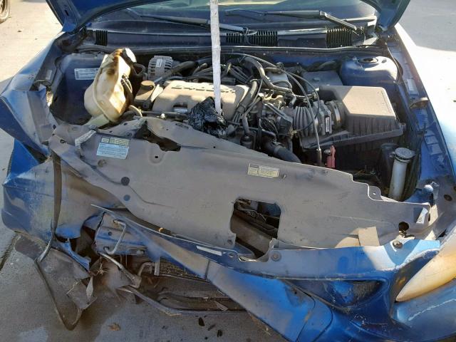 1G2NE52E3XM881328 - 1999 PONTIAC GRAND AM S BLUE photo 7