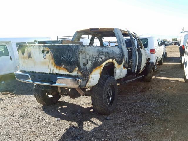 3D7KS29D46G161742 - 2006 DODGE RAM 2500 WHITE photo 4