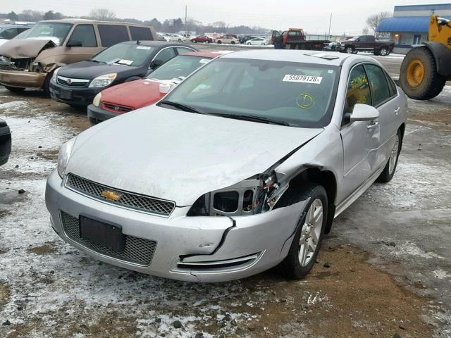 2G1WB5E39F1169301 - 2015 CHEVROLET IMPALA LIM SILVER photo 2