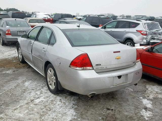 2G1WB5E39F1169301 - 2015 CHEVROLET IMPALA LIM SILVER photo 3