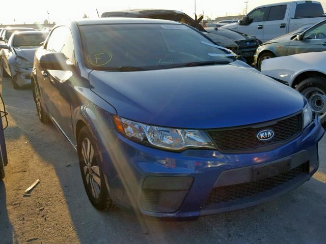 KNAFU6A27D5738238 - 2013 KIA FORTE EX BLUE photo 1