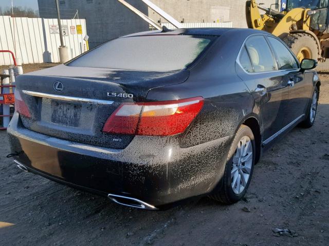 JTHCL5EF4C5013306 - 2012 LEXUS LS 460 BLACK photo 4