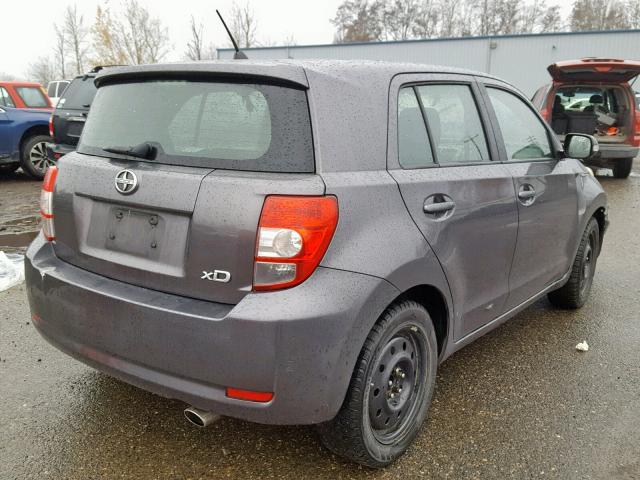 JTKKU10458J009071 - 2008 SCION XD GRAY photo 4