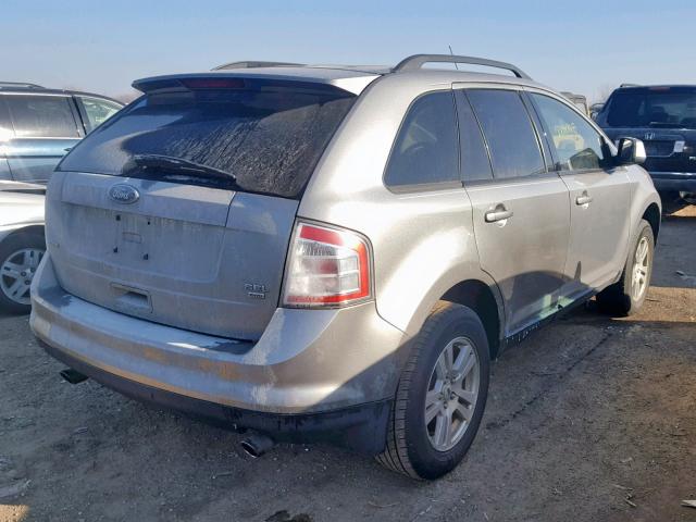 2FMDK48C08BA77054 - 2008 FORD EDGE SEL SILVER photo 4