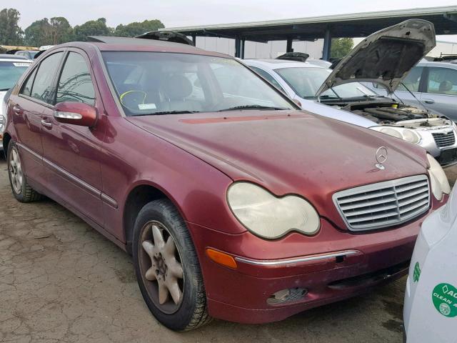 WDBRF61J53F291093 - 2003 MERCEDES-BENZ C 240 MAROON photo 1