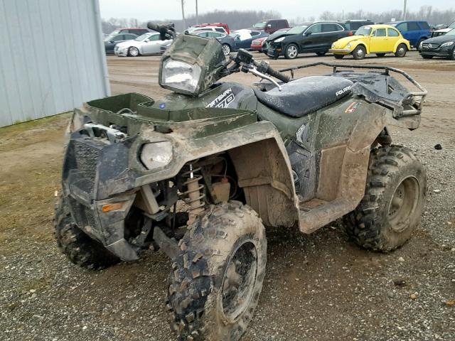 4XASEA579JA252998 - 2018 POLARIS SPORTSMAN GREEN photo 2