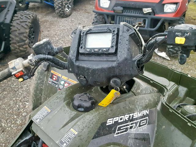 4XASEA579JA252998 - 2018 POLARIS SPORTSMAN GREEN photo 8