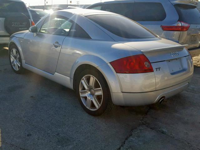 TRUSC28N131006468 - 2003 AUDI TT SILVER photo 3