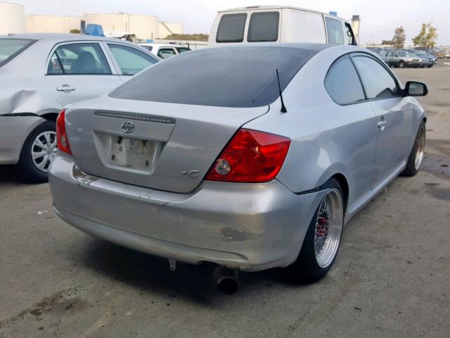 JTKDE177950050682 - 2005 TOYOTA SCION TC 银色 照片 4