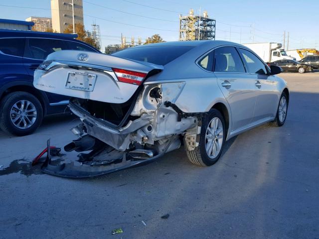 4T1BK1EB9DU072098 - 2013 TOYOTA AVALON BAS SILVER photo 4