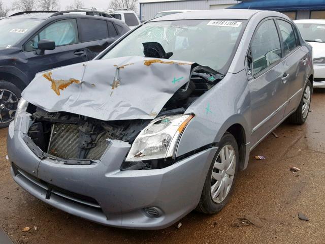 3N1AB6AP6CL724962 - 2012 NISSAN SENTRA 2.0 GRAY photo 2