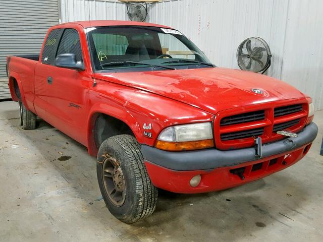 1B7GG22YXXS297124 - 1999 DODGE DAKOTA RED photo 1