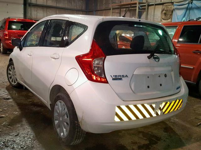 3N1CE2CPXFL377162 - 2015 NISSAN VERSA NOTE WHITE photo 3