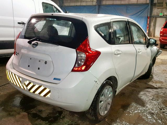 3N1CE2CPXFL377162 - 2015 NISSAN VERSA NOTE WHITE photo 4