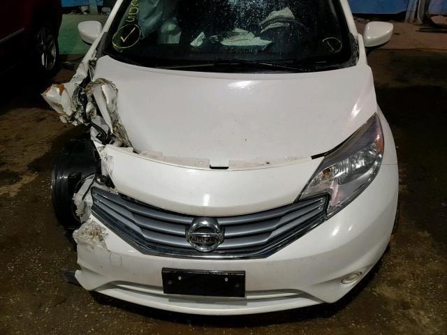 3N1CE2CPXFL377162 - 2015 NISSAN VERSA NOTE WHITE photo 7