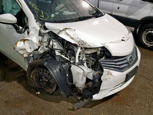 3N1CE2CPXFL377162 - 2015 NISSAN VERSA NOTE WHITE photo 9