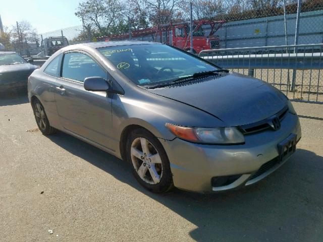 2HGFG12866H566555 - 2006 HONDA CIVIC EX GRAY photo 1