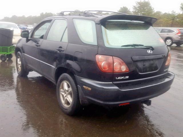 JT6HF10U0X0050327 - 1999 LEXUS RX 300 BLACK photo 3