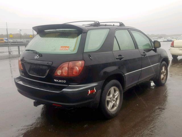 JT6HF10U0X0050327 - 1999 LEXUS RX 300 BLACK photo 4