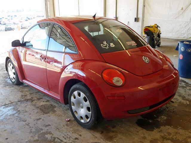 3VWPG3AG7AM017185 - 2010 VOLKSWAGEN NEW BEETLE RED photo 3