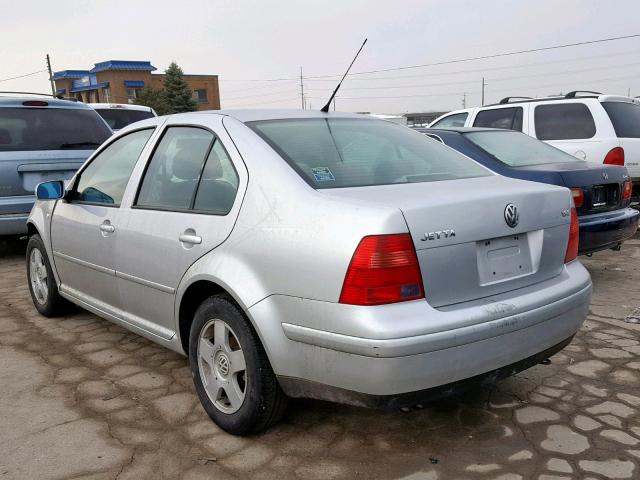 3VWSE69M22M038345 - 2002 VOLKSWAGEN JETTA GLS SILVER photo 3