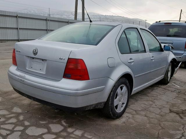 3VWSE69M22M038345 - 2002 VOLKSWAGEN JETTA GLS SILVER photo 4